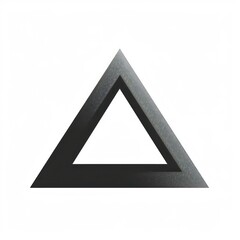 triangle icon logo design, white background
