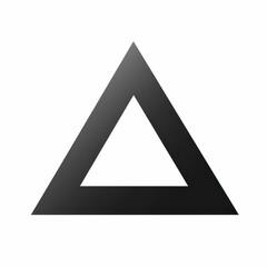 triangle icon logo design, white background