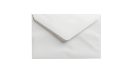 White postal envelope