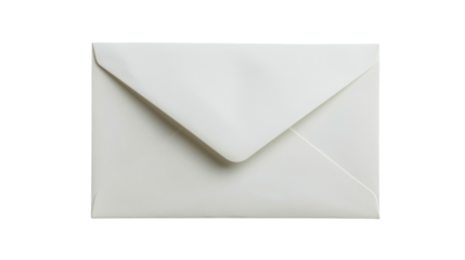 White postal envelope