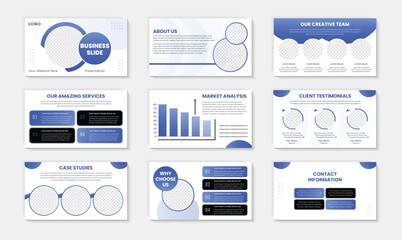Powerpoint Business presentation template and ppt slide design for marketing