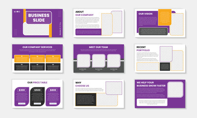Powerpoint Business presentation template and ppt slide design for company