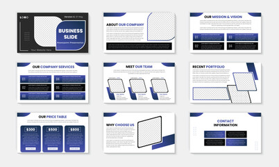 Powerpoint Business presentation template and ppt slide design