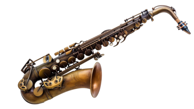 Vintage saxophone - Powered by Adobe