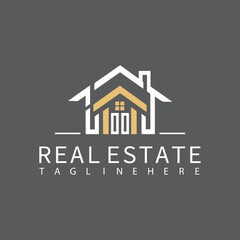 OO initial monogram logo real estate style design vector.