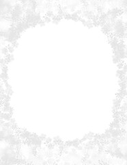 Fototapeta premium Snowflakes frame, Snowfall border clipart