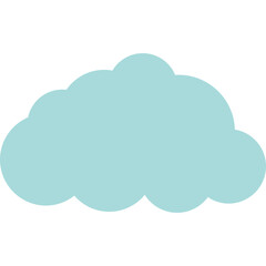 Cute Cloud Decorative Element
