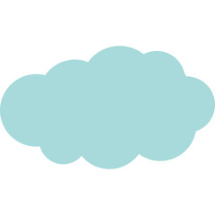 Cute Cloud Decorative Element