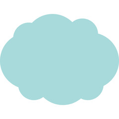Cute Cloud Decorative Element