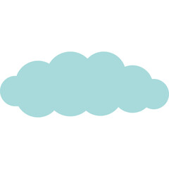 Cute Cloud Decorative Element