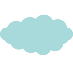 Cute Cloud Decorative Element