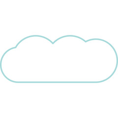 Cute Cloud Decorative Element