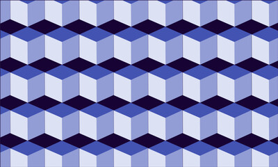 isometric lilac cube pattern
