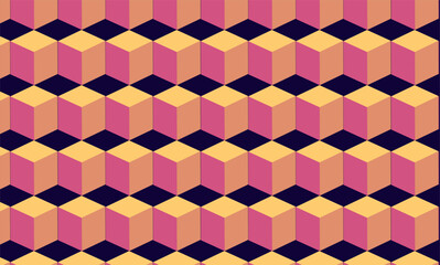 cube isometric pattern