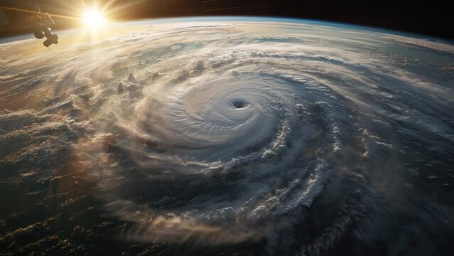 hurricane wind, tornado, visible from satellite