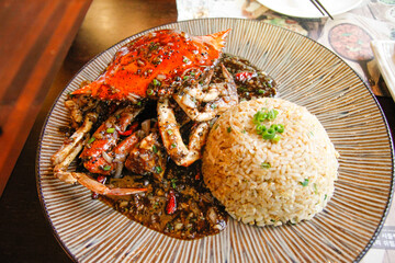 통게 짜장 볶음밥