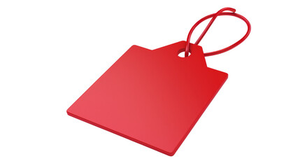 Red discount tag