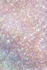 Aesthetic pink iridescent background, glitter texture design