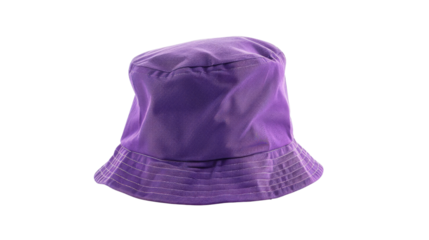 Purple bucket hat