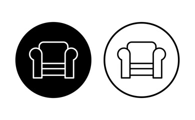 Obraz premium Sofa icon set. sofa icon illustration
