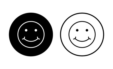 smile icon set. smile emoticon icon. feedback