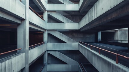 Multi-level parking garage construction solving urban space issues