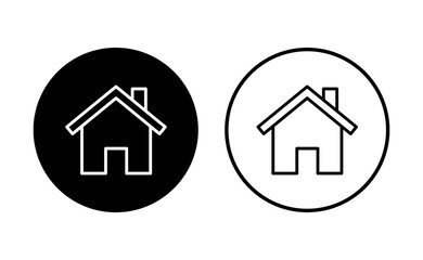 House icon set. Home icon vector