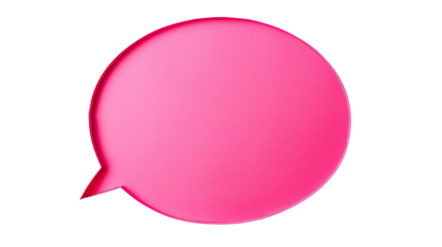 Pink blank cut out paper cardboard