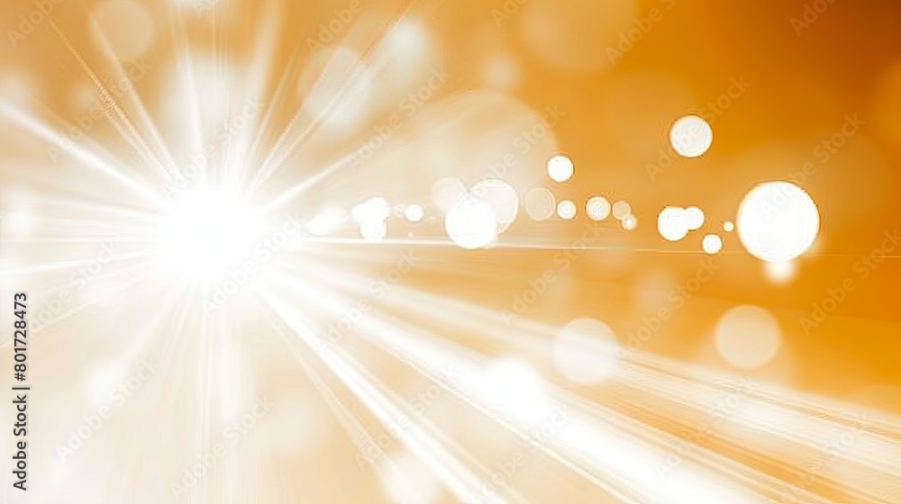 Poster golden light and flare gradient glitter sparkle defocused rays lights bokeh beautiful abstract backg