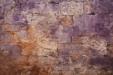 a pattern of gray, pink and purple in a modern style, decorative uneven cracked wall surface made of natural stone.
