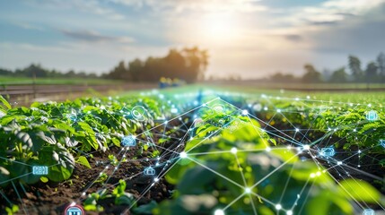 The future of farming is here.  With the help of technology, farmers can now grow more crops, with less water and fertilizer.