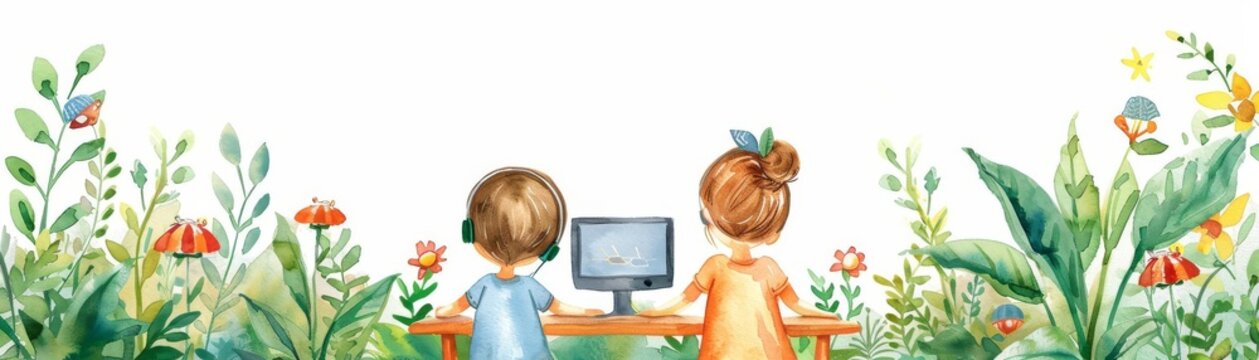 Interactive online coding workshops for kids, focusing on creating summerthemed video games