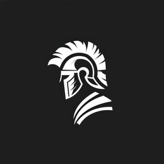 Fototapeta premium roman legionnaire warrior logo design