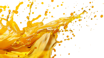 drops of sunflower oil