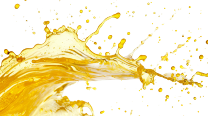 drops of sunflower oil