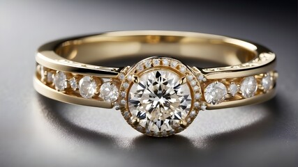 diamond ring set in diamonds