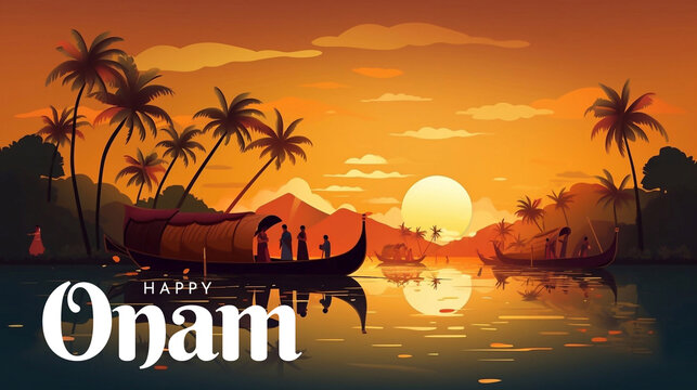 Onam Celebration Poster Design
