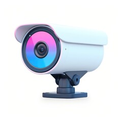 surveillance camera icon, white background