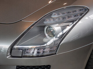 Modern Sport Car Headlight Design