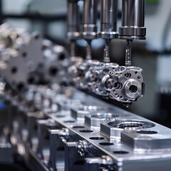 car engine head precision machining