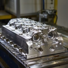 car engine head precision machining