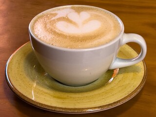 cup of cappuccino
