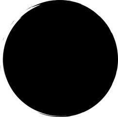 Circle brush for stamp, ink and paintbrush design
