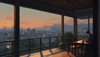 抽象的　ペイントタッチ　イメージ背景イラストai_generated