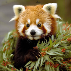 Fototapeta premium Red panda