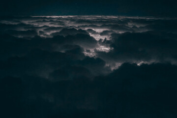 Chiba of Japan aerial view from airplane Nov 30 2023