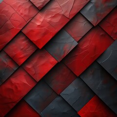 Dark red background with dark lines