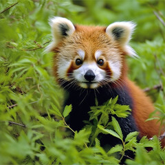 Obraz premium Red panda