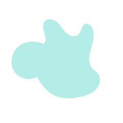Obraz premium Spring Coloured Abstract Shape Decor Vectors