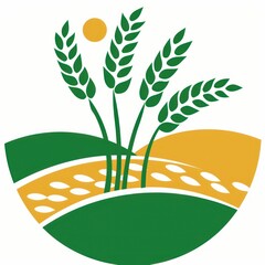 grain farm agriculture logo design